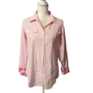 Lilly Pulitzer Pink Button Down Shirt